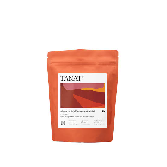 Coffee packaging for Tanat - La Unión Geisha Anaerobic Washed - Colombia