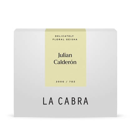La Cabra - Julian Calderón Geisha 200g whole bean coffee box