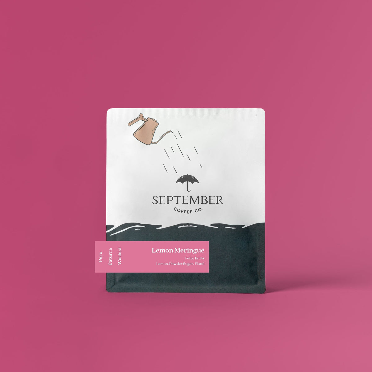 Coffee packaging for September - Lemon Meringue - Peru Washed Caturra