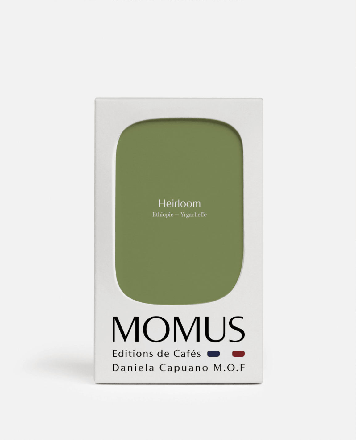 Coffee packaging for MOMUS - Heirloom