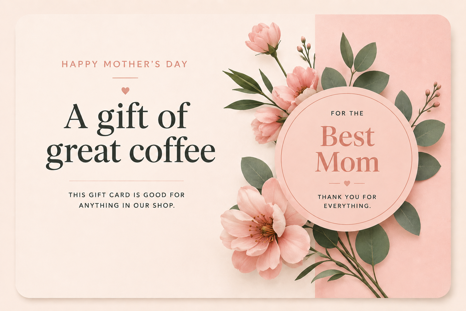 Speciality Coffee Gift Card