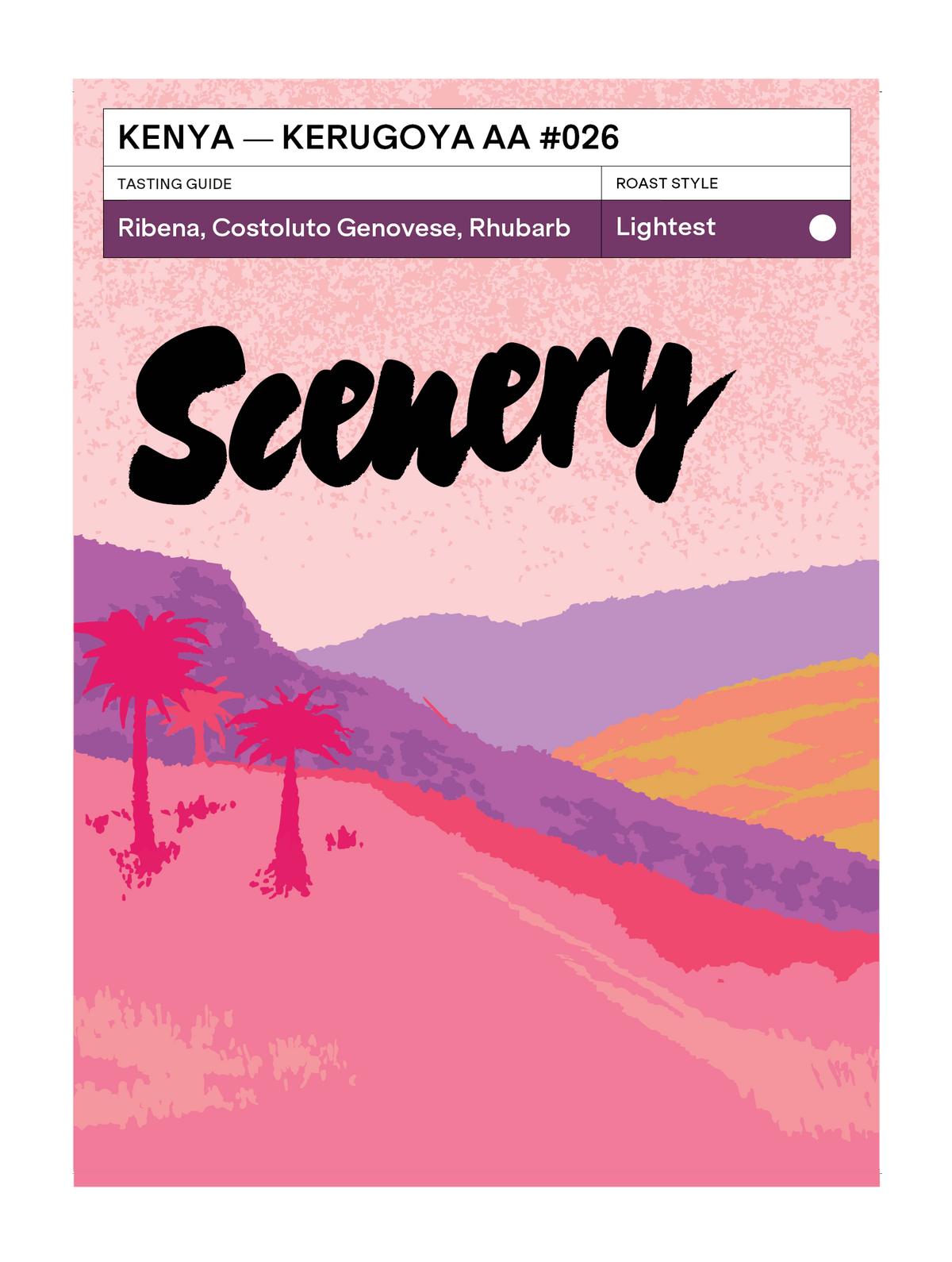 Scenery Kerugoya AA #026 200g whole bean coffee