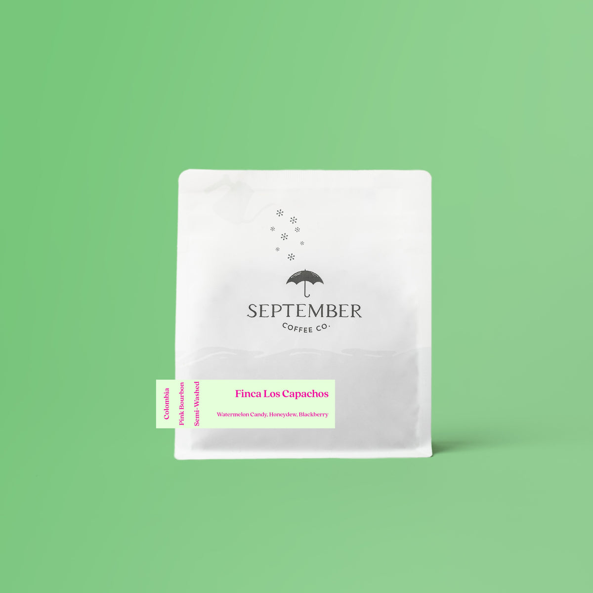 September Coffee Finca Los Capachos, 200 g whole bean coffee