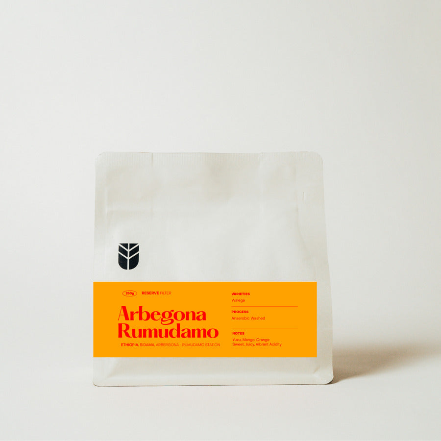 Subtext Coffee Roasters - Arbegona Rumudamo - Ethiopia - Anaerobic Washed - Walega 250g coffee bag