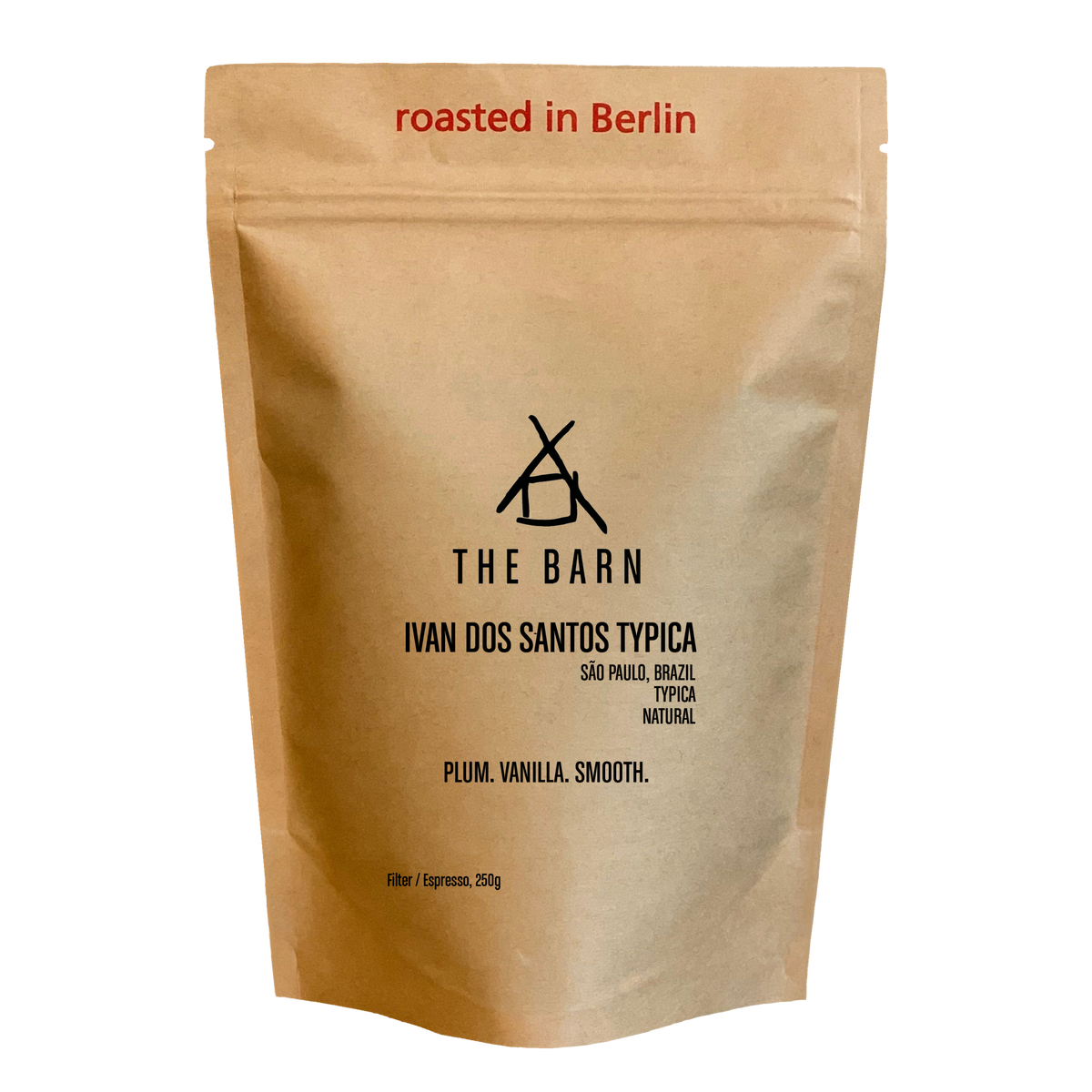 The Barn - Ivan Dos Santos Typica coffee packaging