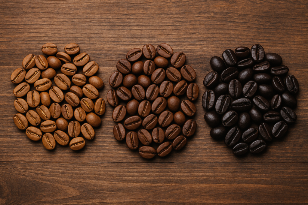 Choose Your Roast: Understanding Light, Medium, and Dark Coffee Roasts