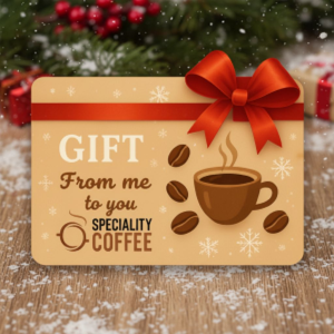 Speciality coffee gift card