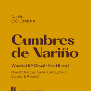 Colombia Cumbres de Nariño