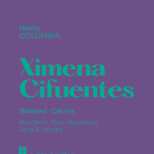 Colombia Ximena Cifuentes, Washed Caturra