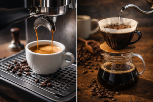 Espresso vs Filter Coffee: Is There Really a Difference If It’s the Same Beans?